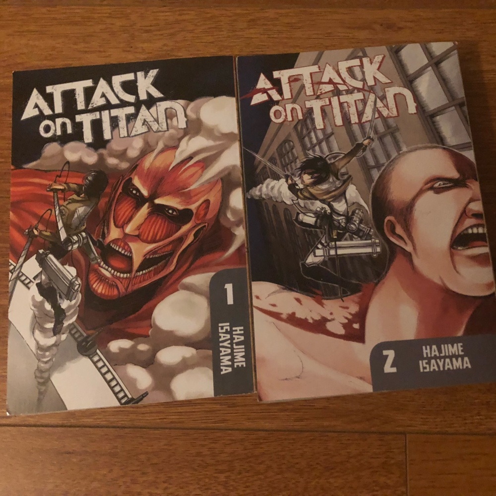 Attack on titan. Book 1 & 2. Excellent condition. Manga. - Picture 2 of 3